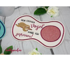 Stickserie - Faultiere ITH Mug Rugs